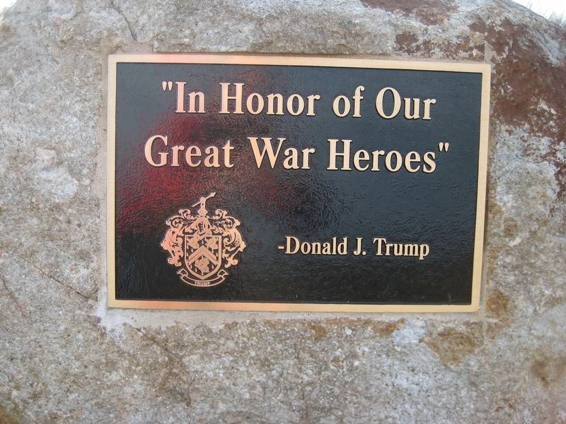 Great War Heroes. Marker. Click for full size. Great War Heroes. Marker image. Click for full size.