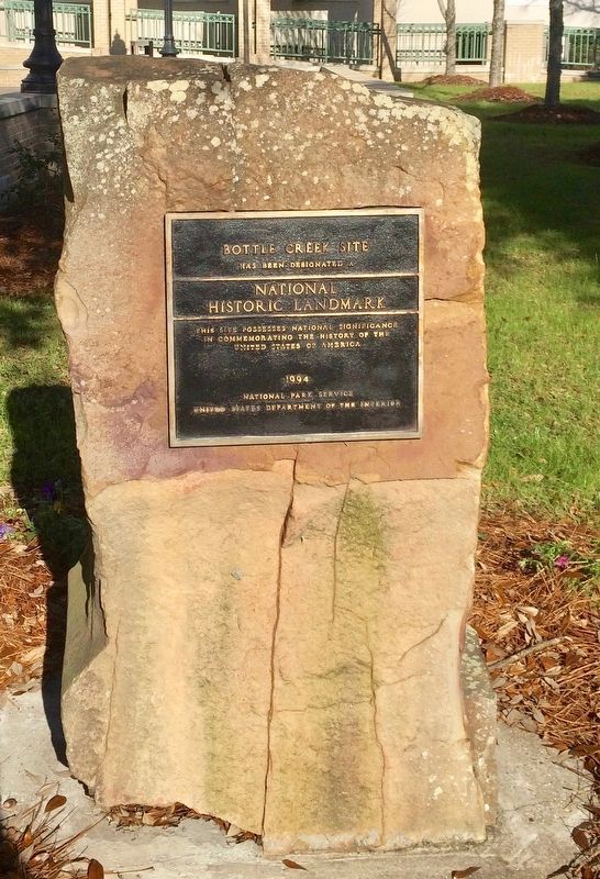 Bottle Creek Site Marker. Click for full size. Bottle Creek Site Marker image. Click for full size.