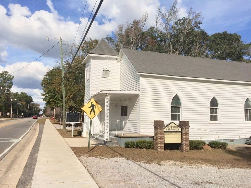 Little Bethel Baptist Church looking north on Main Street.. Click for full size. Little Bethel Baptist Church looking north on Main Street. image. Click for full size.