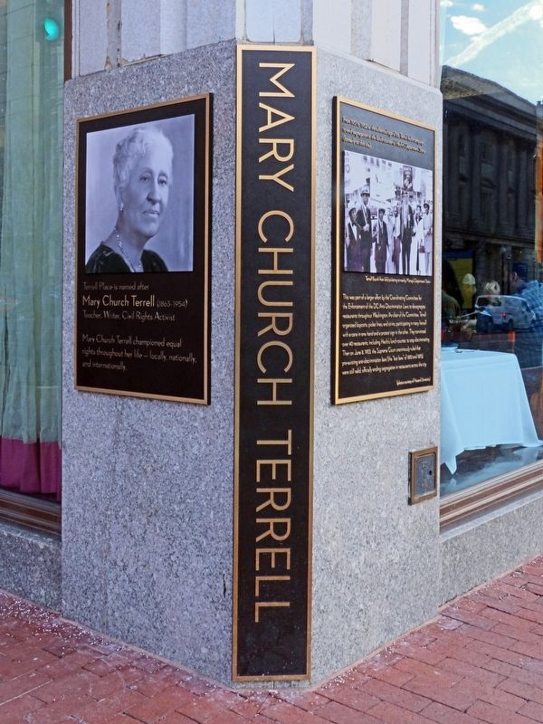 Mary Church Terrell Marker image. Click for full size.