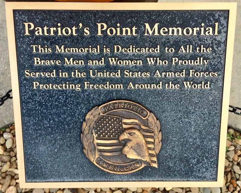 Patriot's Point Memorial Marker image. Click for full size.