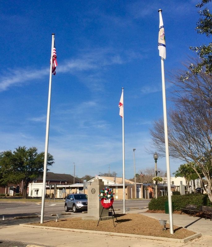Baldwin County Veterans Memorial. Click for full size. Baldwin County Veterans Memorial image. Click for full size.