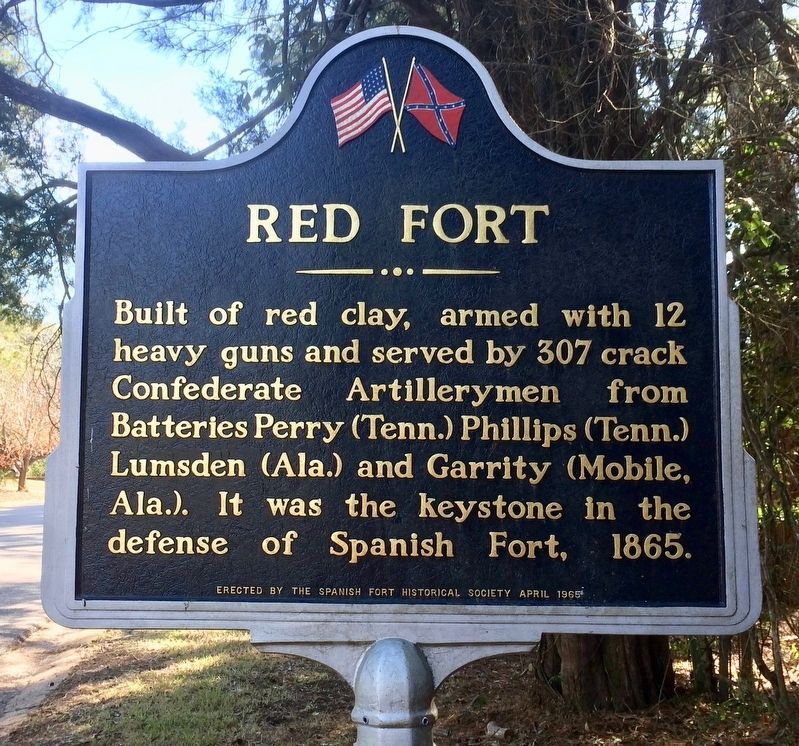 Red Fort Marker image. Click for full size.