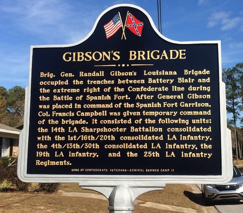 Gibsons Brigade Marker (Side 2) image. Click for full size.