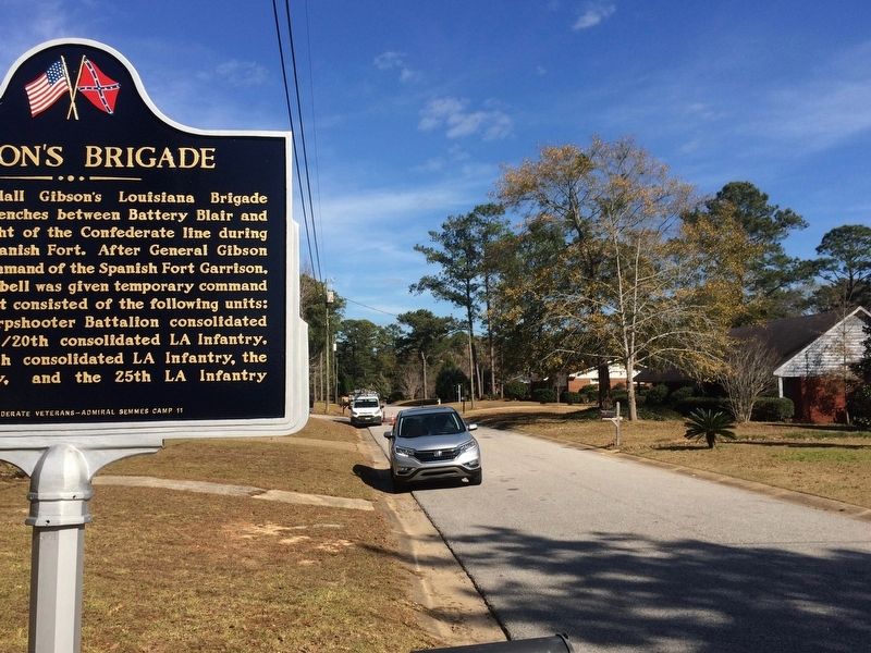 The view east on General Gibson Road. image. Click for full size.