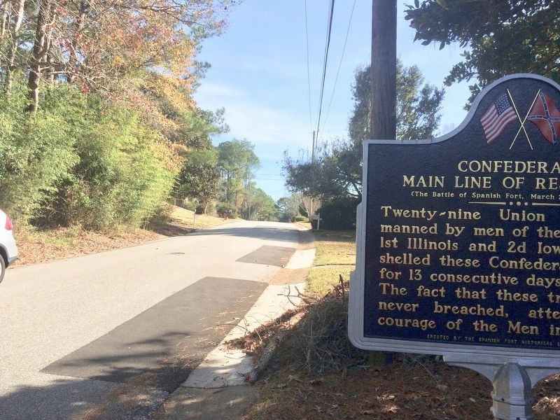 The view east on Bull Run Road. image. Click for full size.