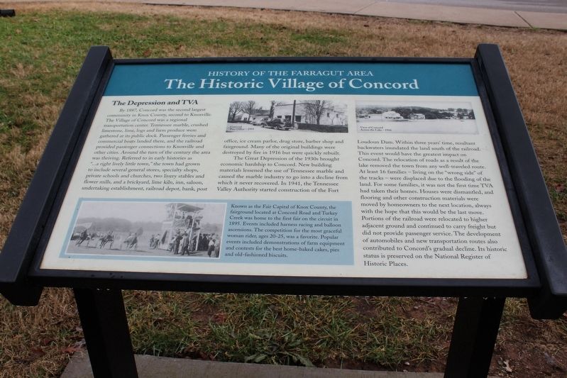 The Historic Village of Concord Marker image. Click for full size.