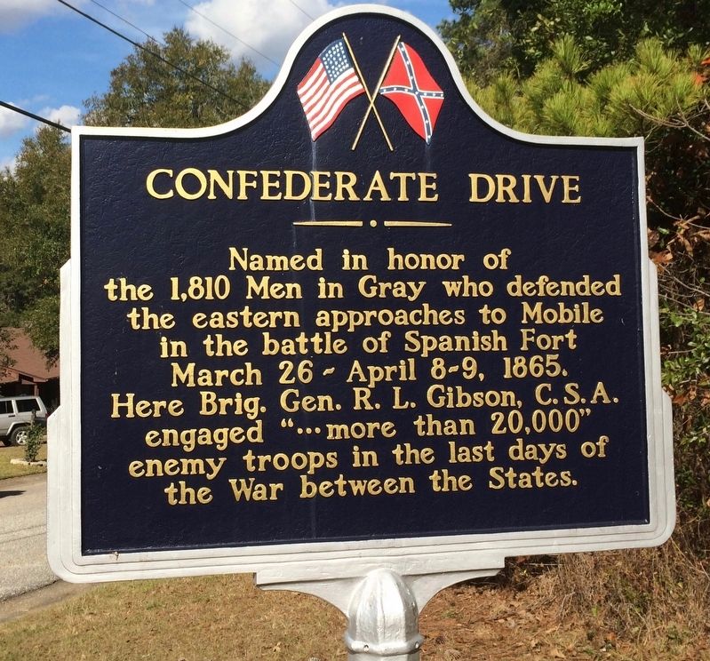Confederate Drive Marker image. Click for full size.