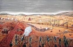 The Battle of Campbell Station. Click for full size. The Battle of Campbell Station image. Click for full size.