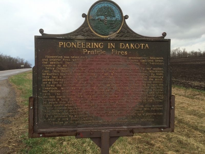 Pioneering in Dakota Marker image. Click for full size.