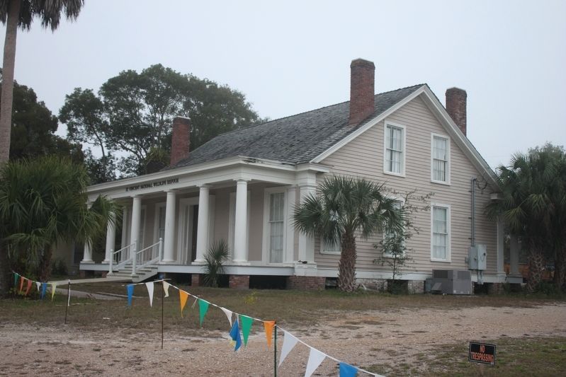The Hanserd-Fry House (now the St. Vincent Island National Wildlife Refuge Headquarters) image. Click for full size.