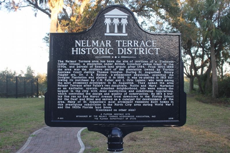 Nelmar Terrace Historic District Marker image. Click for full size.