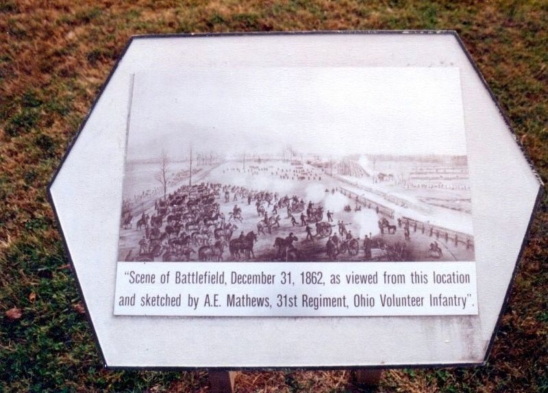 Stones River National Battlefield Marker image. Click for full size.