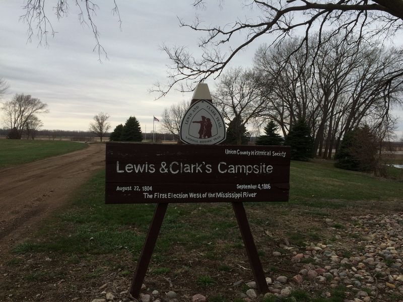 Lewis & Clark's Campsite Sign image. Click for full size.