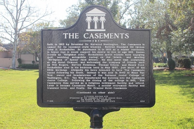 The Casements Marker (side 1) image. Click for full size.
