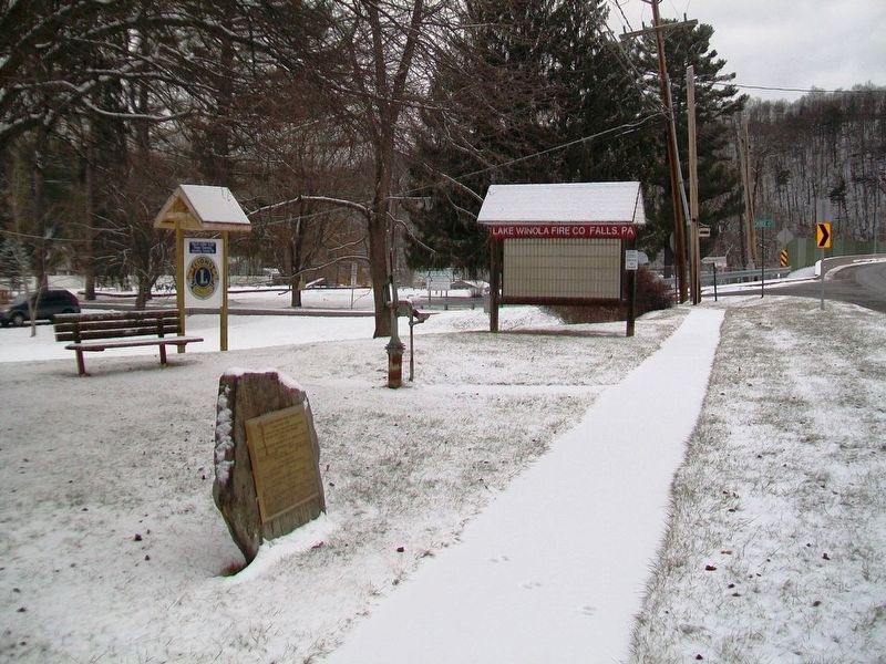 West Falls North Disaster Urban Renewal Area Marker image. Click for full size.