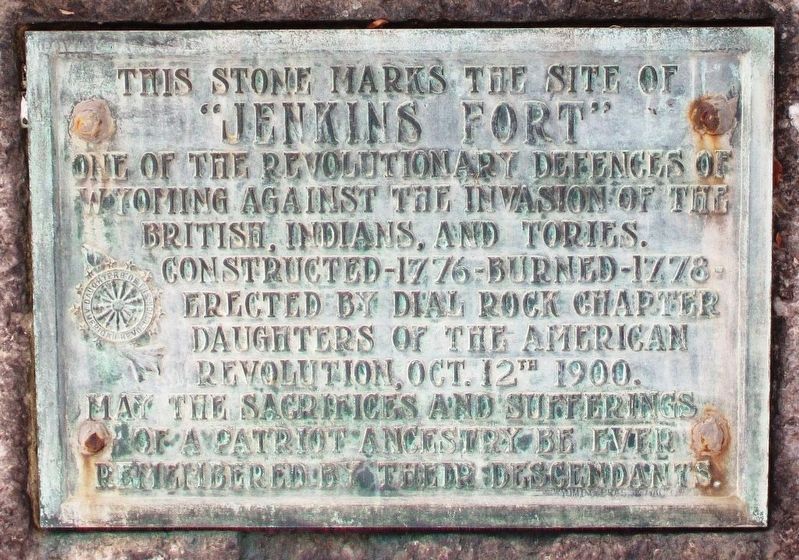 Jenkins Fort Marker image. Click for full size.