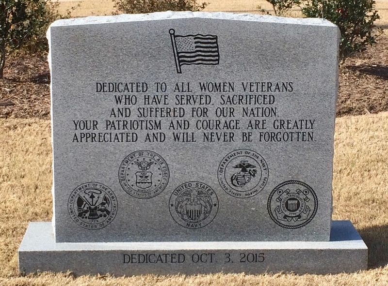 Women's Veterans Memorial image. Click for full size.
