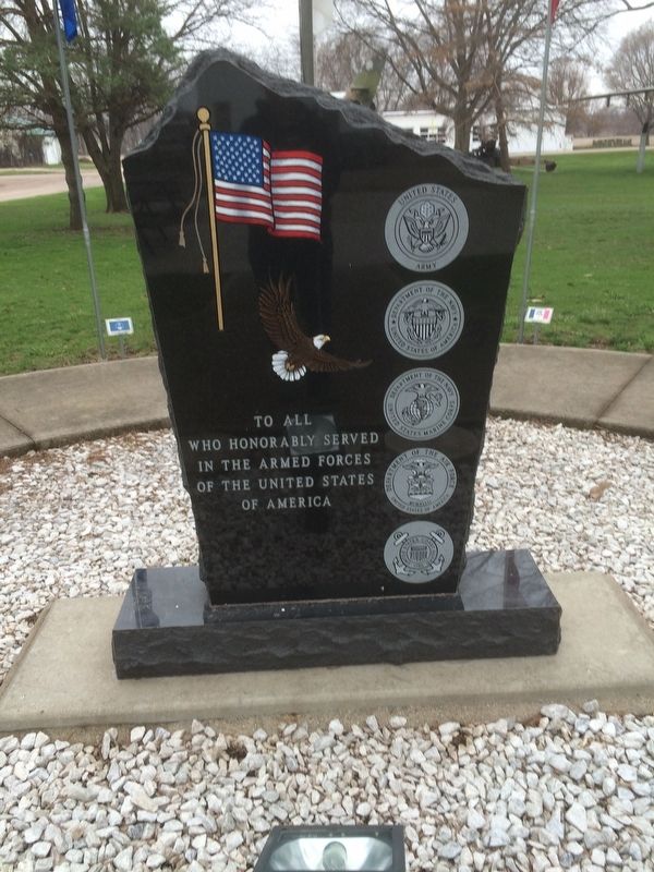Veteran's Memorial Marker image. Click for full size.