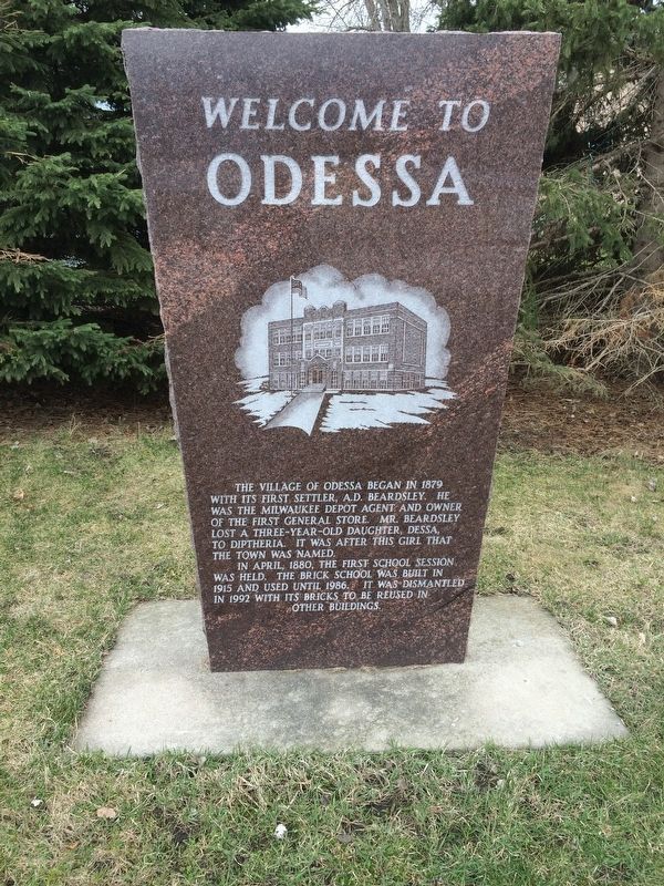 Welcome to Odessa Marker image. Click for full size.