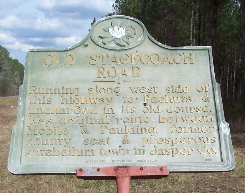 Old Stagecoach Road Marker image. Click for full size.