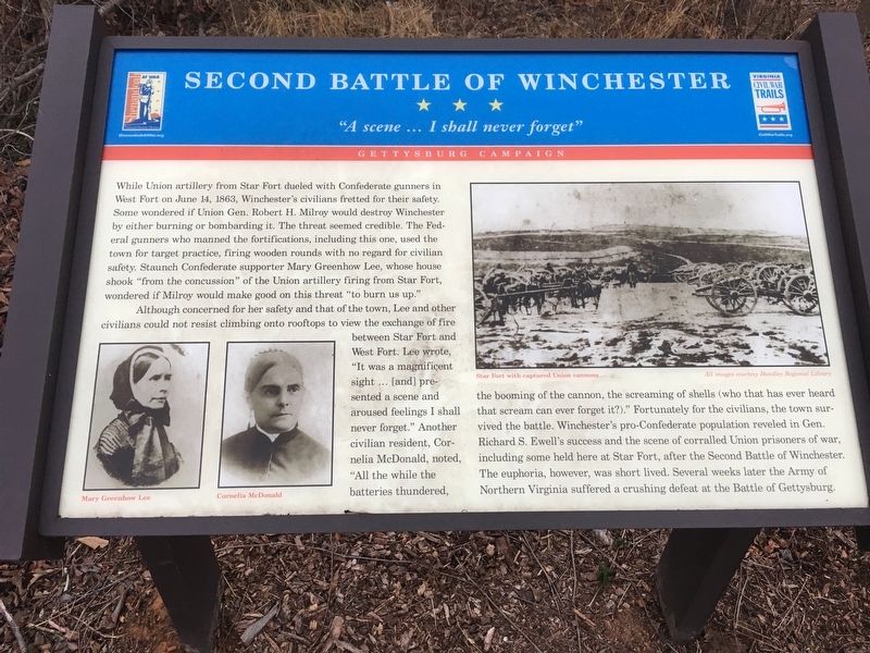 Second Battle of Winchester Marker image. Click for full size.