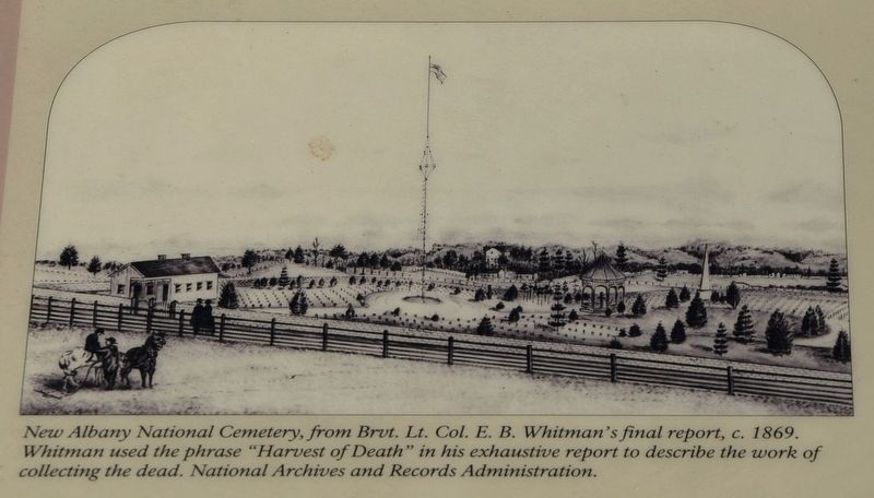 New Albany National Cemetery image. Click for full size.