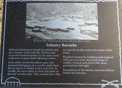Infantry Barracks Marker image. Click for full size.