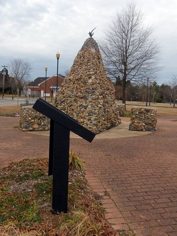 The African American Monument In Elmer Brown Freedom Park Marker. Click for full size. The African American Monument In Elmer Brown Freedom Park Marker image. Click for full size.