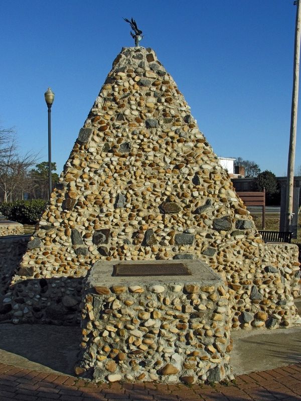 The African American Monument In Elmer Brown Freedom Park Marker image. Click for full size.