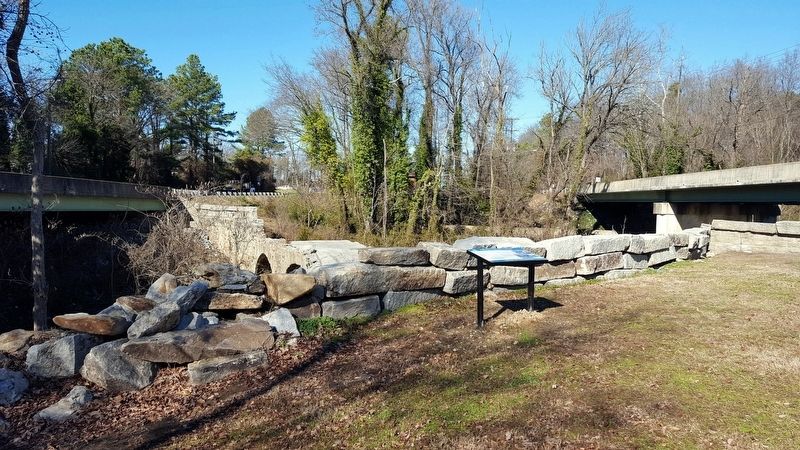 Falling Creek Stone Bridge Marker. Click for full size. Falling Creek Stone Bridge Marker image. Click for full size.