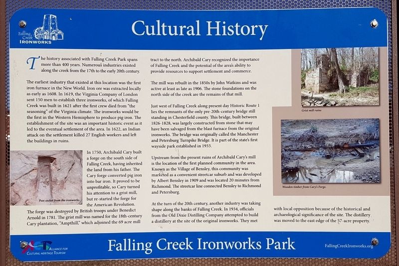 Cultural History Marker image. Click for full size.