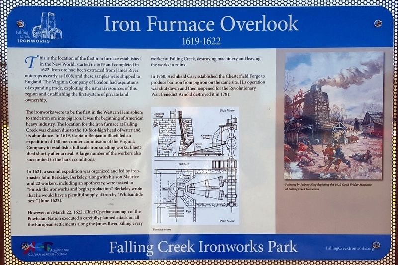 Iron Furnace Overlook Marker image. Click for full size.