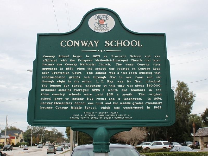 Citrus Industry and Red Hill Groves/Conway School Marker Side 2 image. Click for full size.