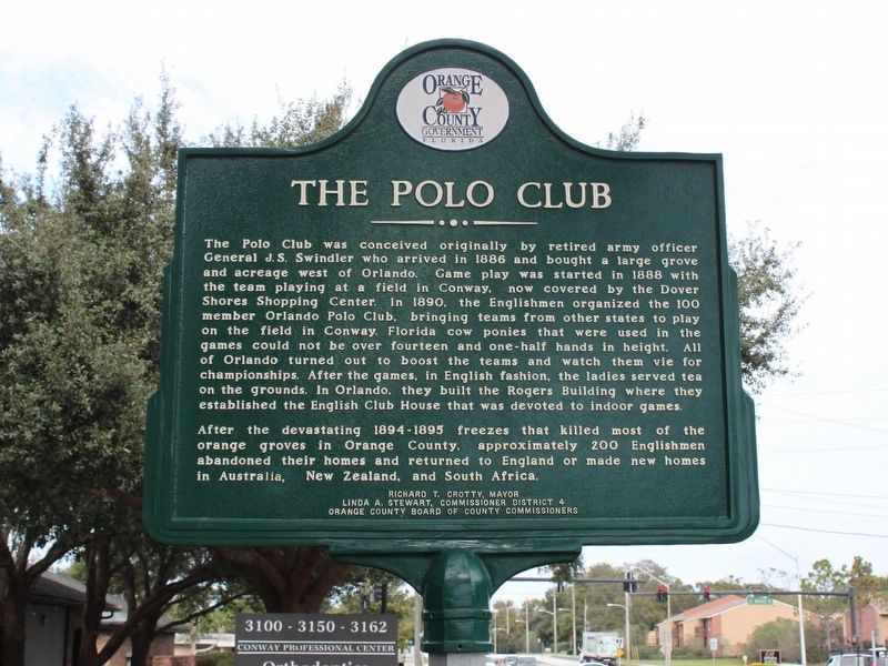 The English Colony/The Polo Club Marker Side 2. Click for full size. The English Colony/The Polo Club Marker Side 2 image. Click for full size.