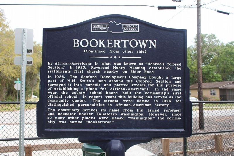 Bookertown Marker Side 2 image. Click for full size.