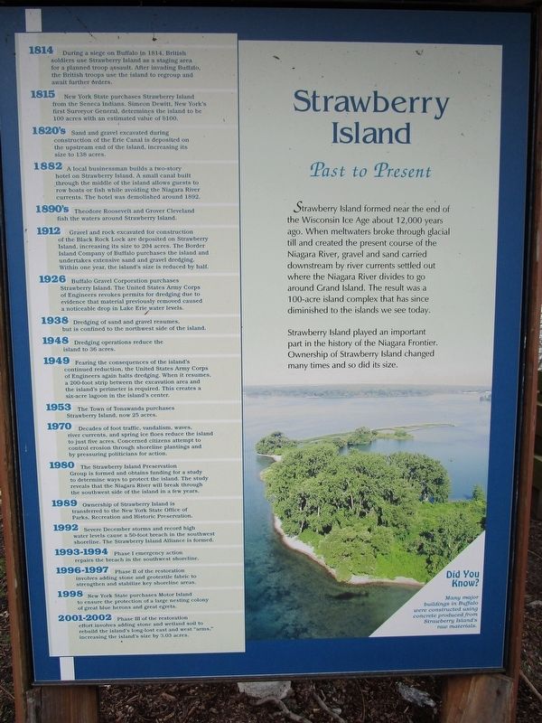Strawberry Island Marker. Click for full size. Strawberry Island Marker image. Click for full size.