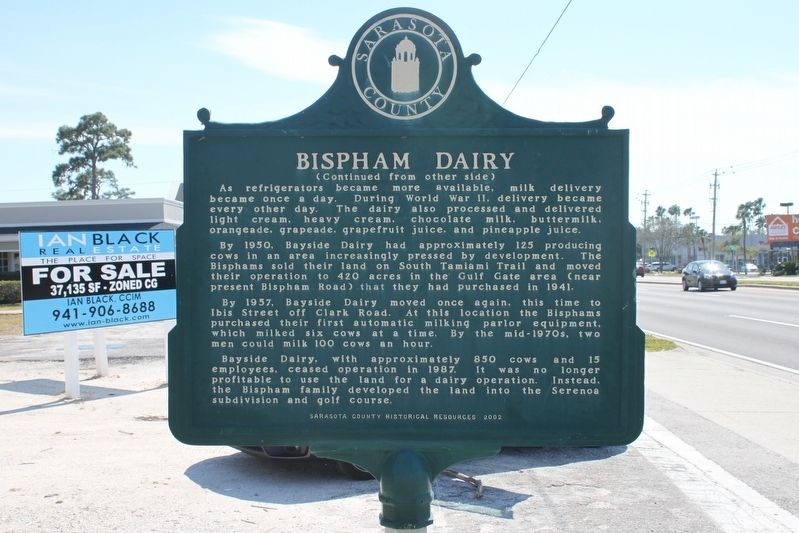 Bispham Dairy Marker Reverse image. Click for full size.