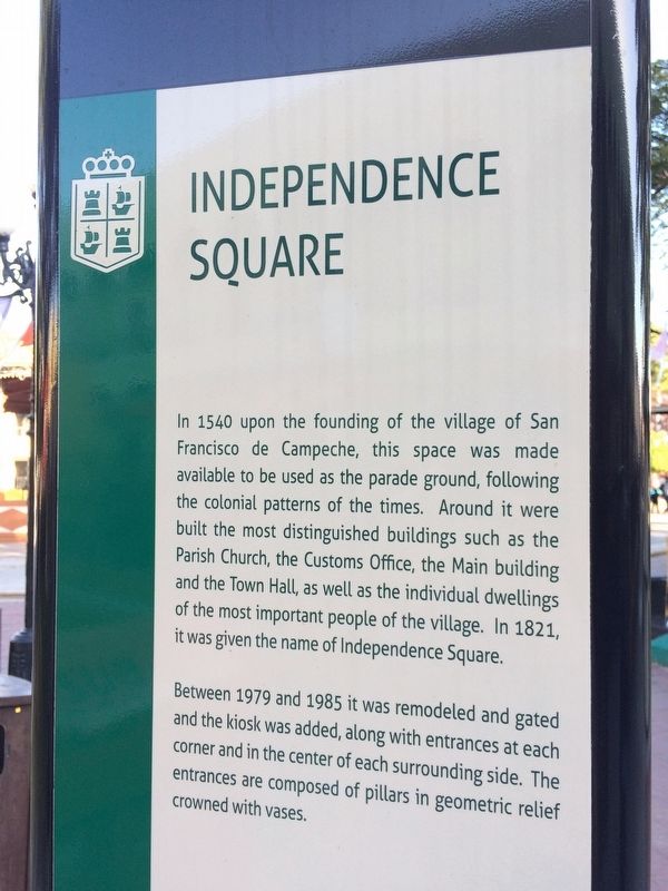 Independence Square Marker image. Click for full size.