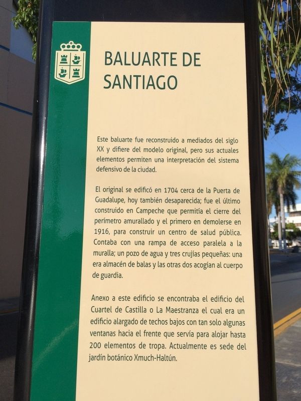Bastion of Santiago Marker. Click for full size. Bastion of Santiago Marker image. Click for full size.