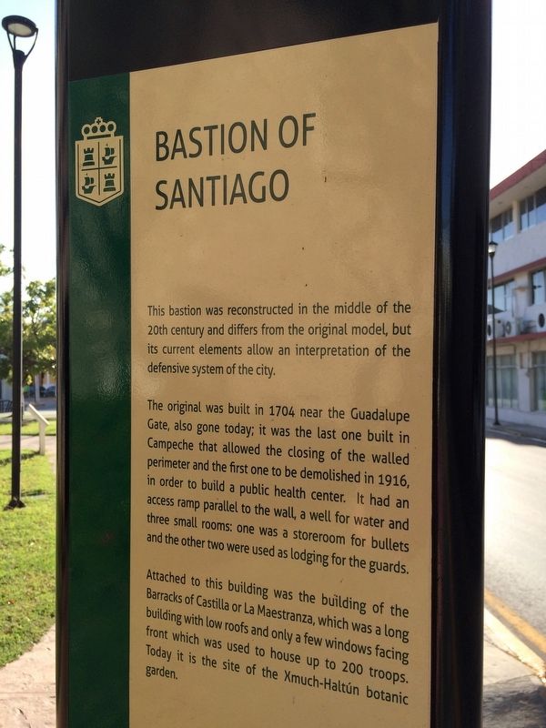 Bastion of Santiago Marker. Click for full size. Bastion of Santiago Marker image. Click for full size.