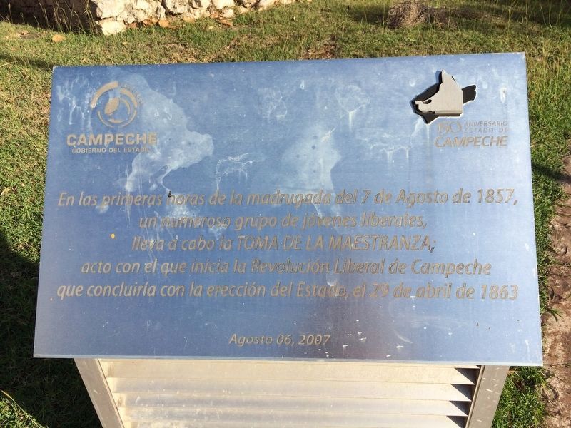 An additional marker outside of the Bastion of Santiago image. Click for full size.