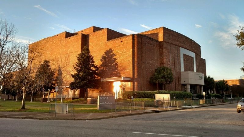 The Marker�s Original Location at the Civic Center image. Click for full size.