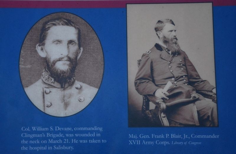 Col. William S. Devane & Major General Frank P. Blair, Jr. image. Click for full size.