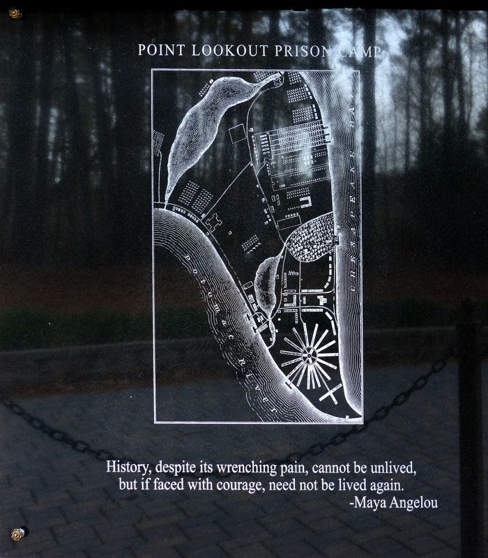 Point Lookout Prison Camp Marker image. Click for full size.