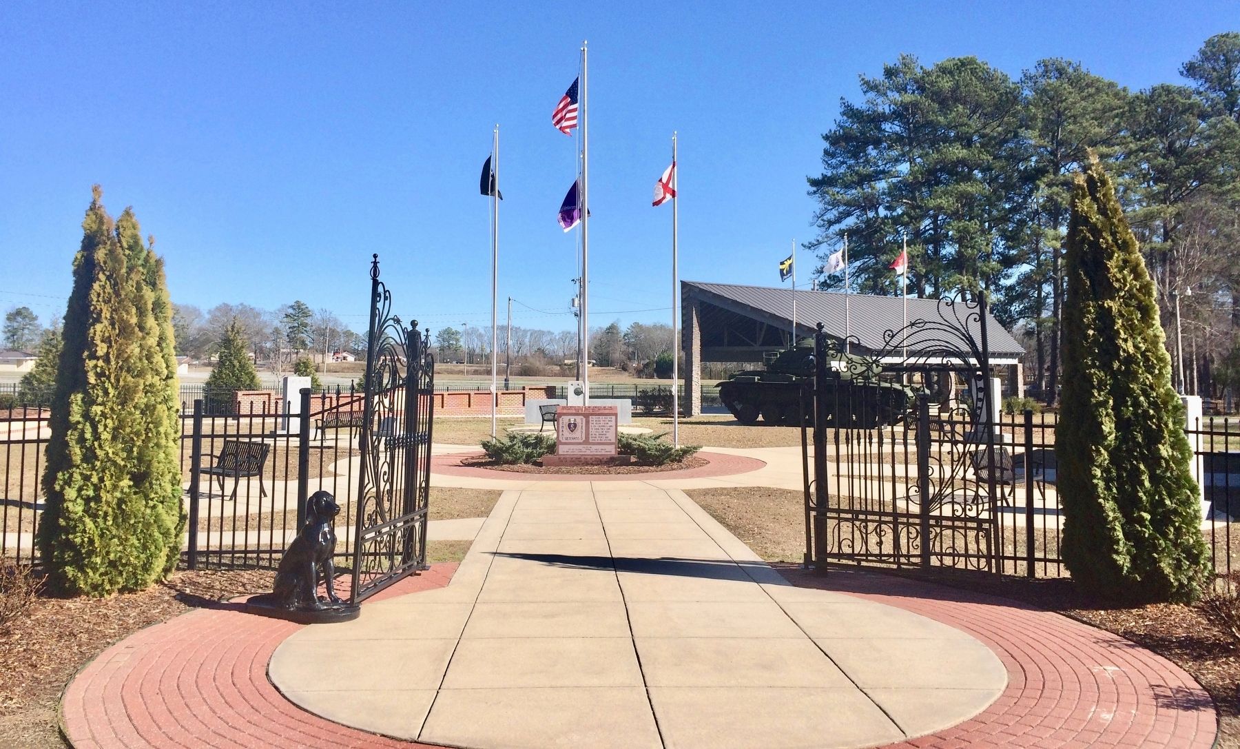 Entrance to the Cullman Veterans Memorial Park.. Click for full size. Entrance to the Cullman Veterans Memorial Park. image. Click for full size.