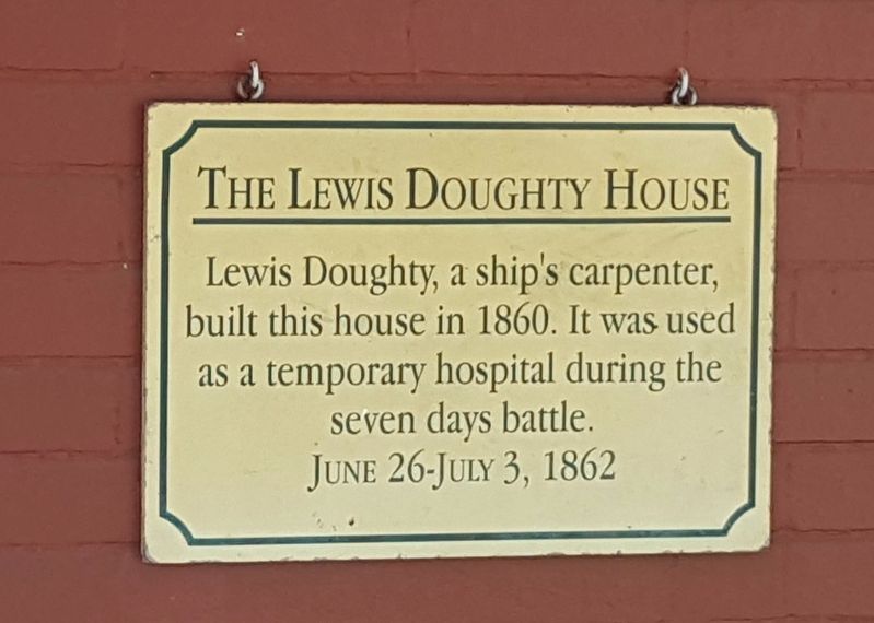 The Lewis Doughty House Marker. Click for full size. The Lewis Doughty House Marker image. Click for full size.