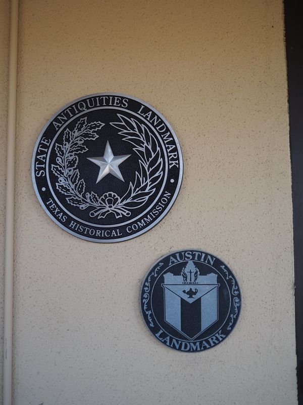 State Antiquities Landmark and Austin Landmark Markers image. Click for full size.