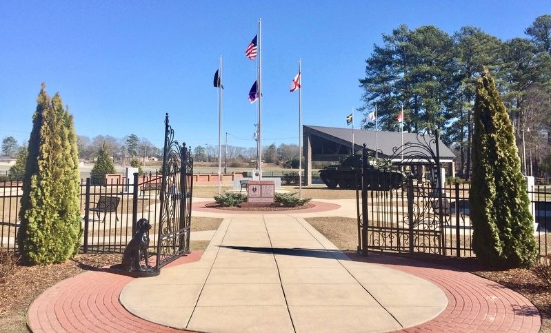 Entrance to the Cullman County Veterans Memorial Park image. Click for full size.