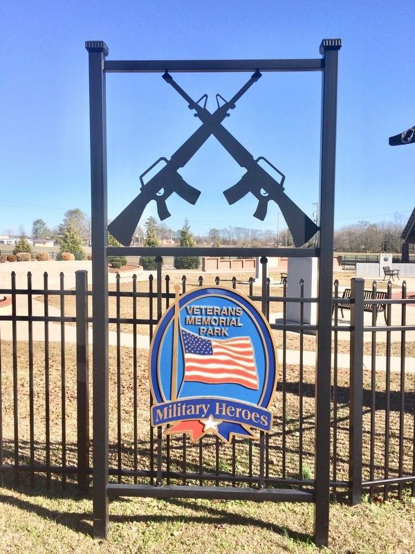 Cullman Veterans Memorial Park sign.. Click for full size. Cullman Veterans Memorial Park sign. image. Click for full size.